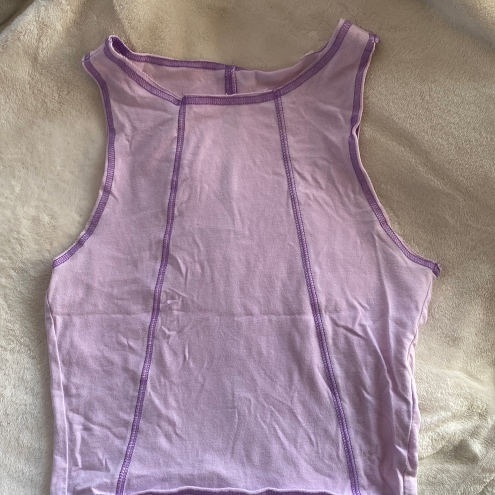 PacSun Double Stitch Crop Top